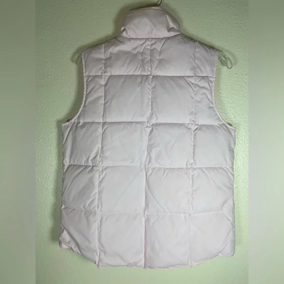 Land’s End Light Pink Quilted Women’s down Puffer Vest.Lightweight, Pre-Owned. - Picture 4 of 7